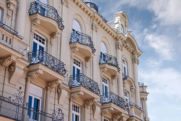 Facade of Wilhelminian style house