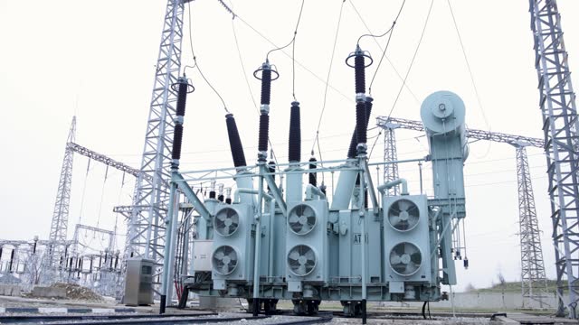 High voltage substation transformer