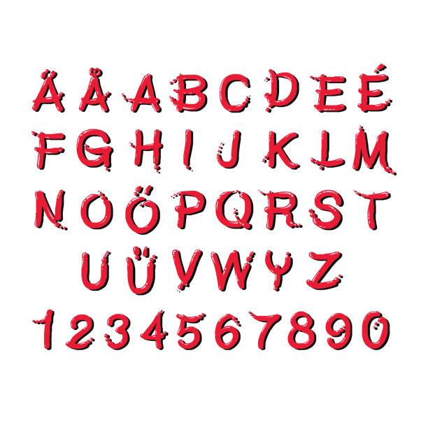 istock Comic font set. Alphabet letters & number in style of comics, pop art for title, headline, poster, comics, or banner design. Cartoon typography collection. 1686954917