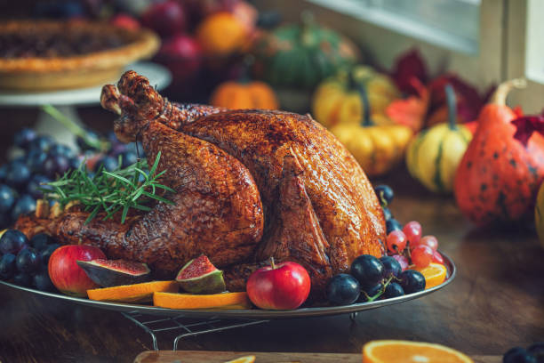 istock Traditional stuffed turkey for Thanksgiving holidays 1686998347