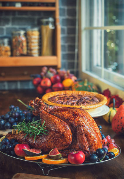 istock Traditional stuffed turkey for Thanksgiving holidays 1686998357
