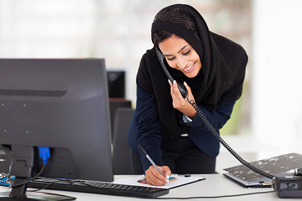 istock middle eastern businesswoman working 168707924