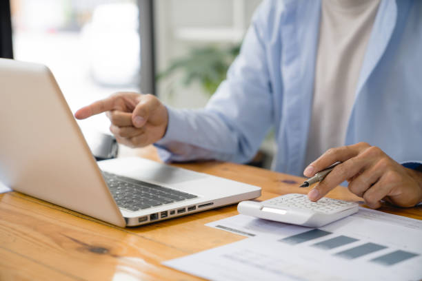 istock Investment planing and strategy concept, Financial data analysis graph business analytics and intelligenceÂ of finance performance. 1687111560