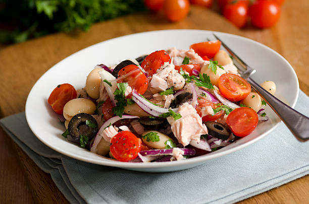 Spanish salad stock photo