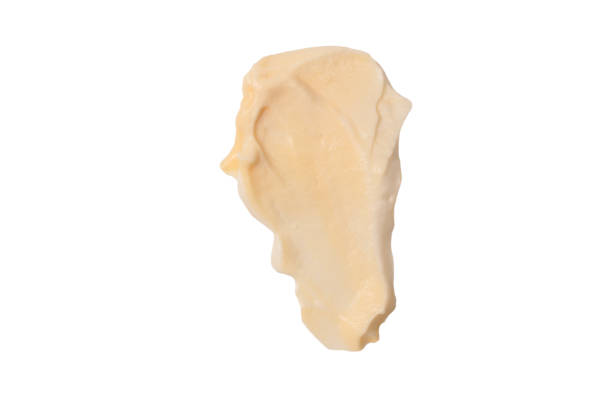 istock White sauce splashes isolated on white background. 1687115862