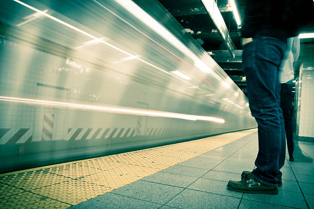 istock New York subway, long exposure, color processed 168712555