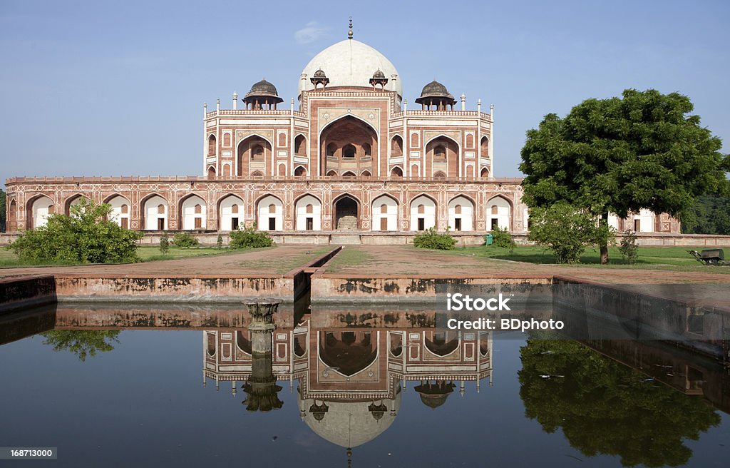 Restaurante Humayun tumba, Nueva Delhi, India - Foto de stock de Agua libre de derechos