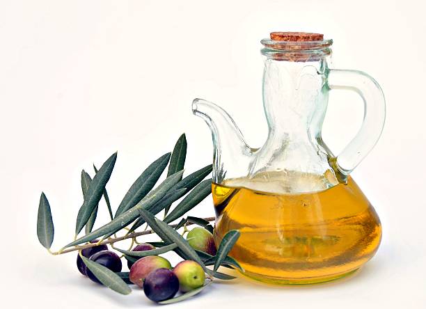 istock Olive oil with olives 168713781