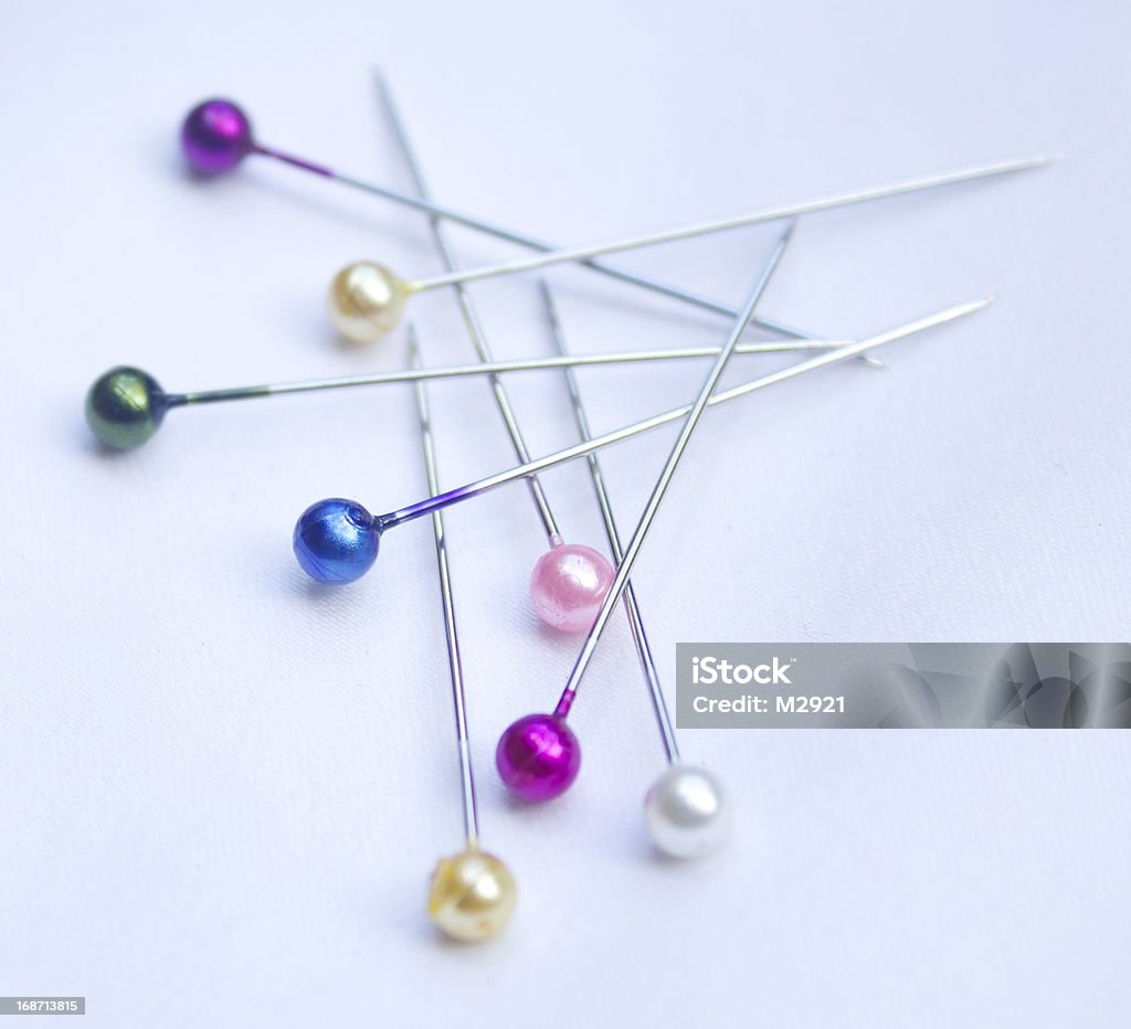 Multicolored pins - Royalty-free Afiado Foto de stock