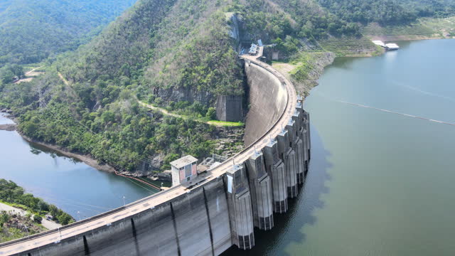 Pumiphon Dam In Tak Province , Northern Of Thailand