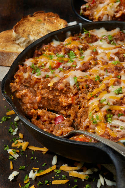 istock Asian Style Beef and Rice Skillet 1687181056