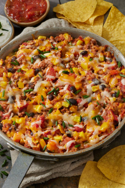istock Mexican  Beef and Rice Skillet 1687182091