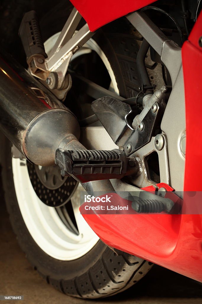 Detalles del motor de motos - Foto de stock de Acero libre de derechos