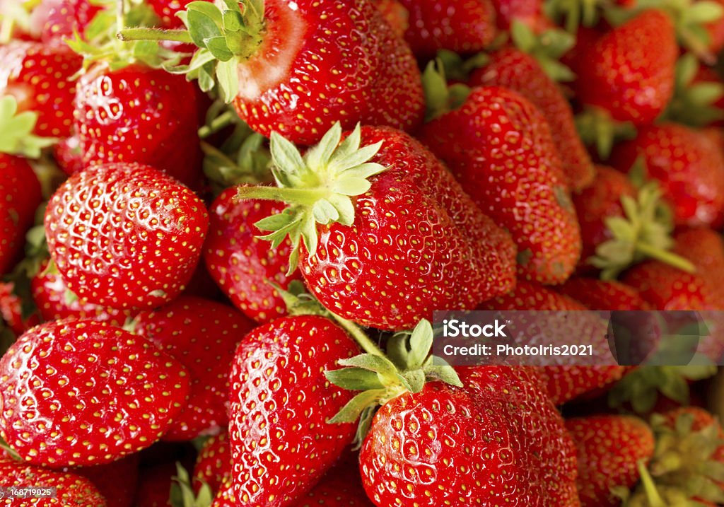 Fresh organic strawberry Heap of fresh organic strawberry Agriculture Stock Photo