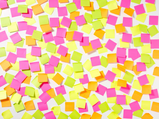 Mess Notes Picture 20+ Chaos Messy Adhesive Note Bulletin Board Stock Photos, Pictures ...
