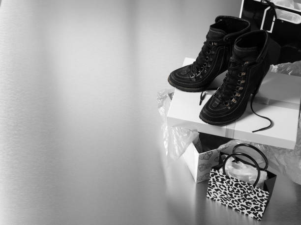 istock Retail Shopping Bags and Boots 168719881