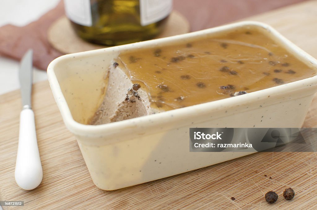 Liver parfait from foie gras and truffles Liver parfait from foie gras and truffles horizontal Duck Meat Stock Photo