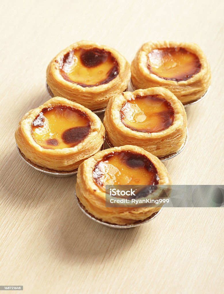 Delicioso Bolo de ovo Portuguesa - Royalty-free Almoço Foto de stock