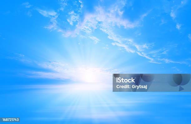 Azul Pôr Do Sol - Fotografias de stock e mais imagens de Azul - Azul, Condições Meteorológicas, Dia