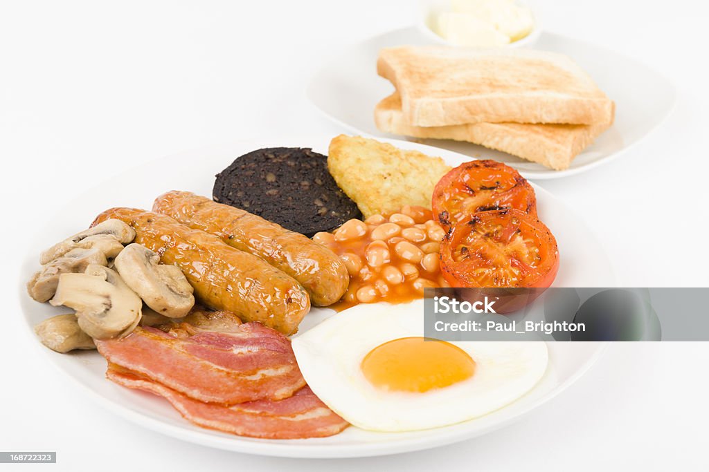 Colazione all'inglese - Foto stock royalty-free di Prima colazione