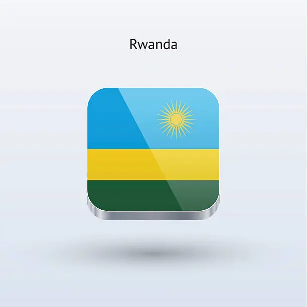 Vector illustration of Rwanda Flag Icon