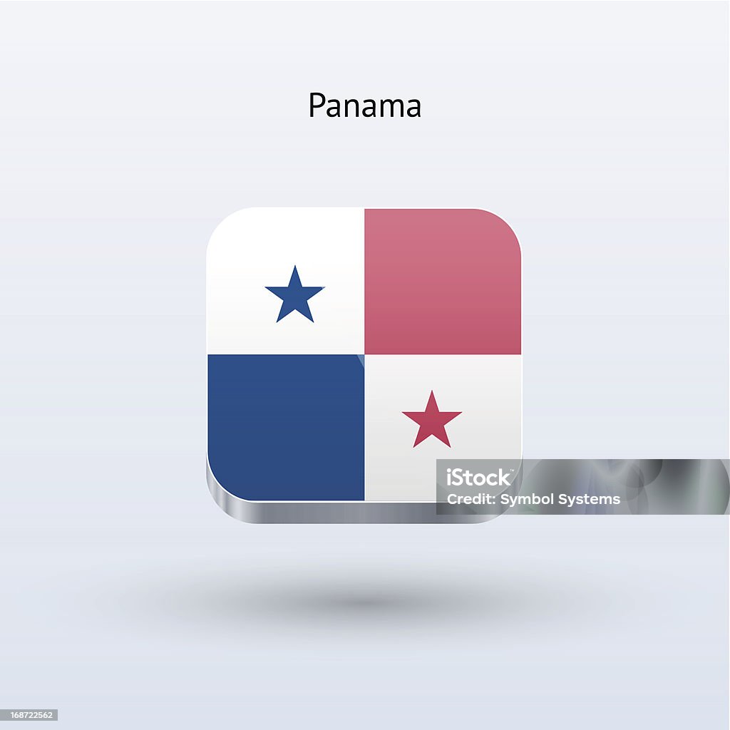 Ícone de Bandeira do Panamá - Royalty-free Bandeira arte vetorial