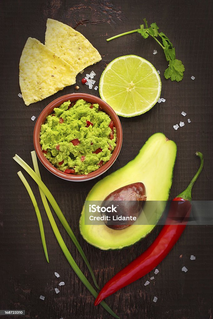 Guacamole. - Royalty-free Abacate Foto de stock