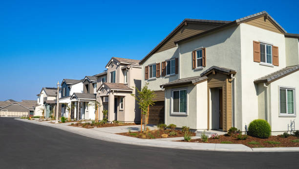 istock Row of Single family homes 1687255178