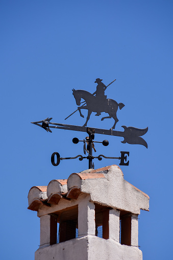 Photo picture of a Horse-shaped weather vane