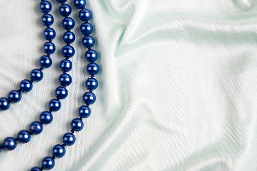 Pearls on silk