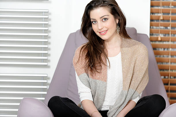 istock Woman relaxing at home 168728100
