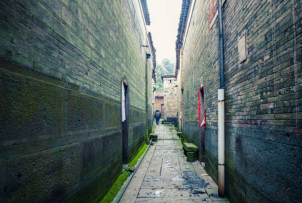 istock Old Alley in China 168729904