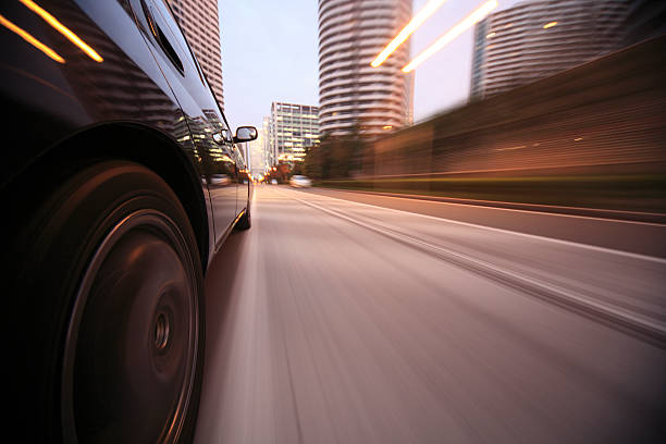 istock Driving in the sunset city 168733194