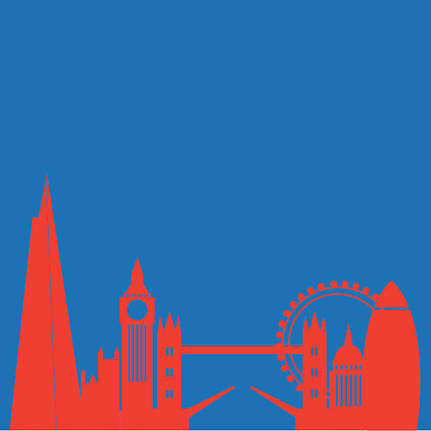 skyline von london - london england urban scene 30 st mary axe city stock-grafiken, -clipart, -cartoons und -symbole