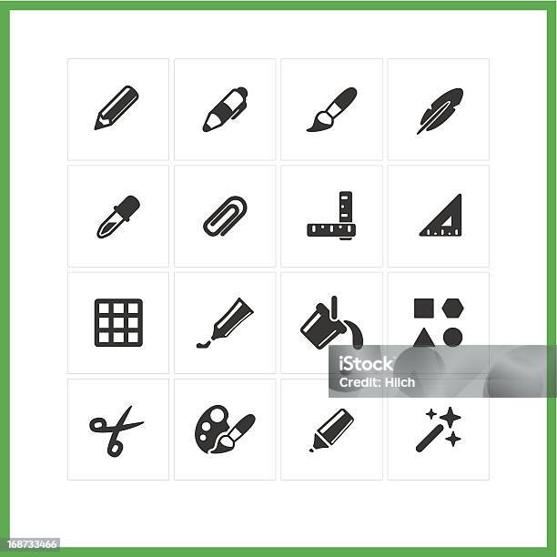 Image Des Outils Icône Set Vecteurs libres de droits et plus d'images vectorielles de Application mobile - Application mobile, Apprentissage, Autorité