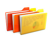 Folders with files