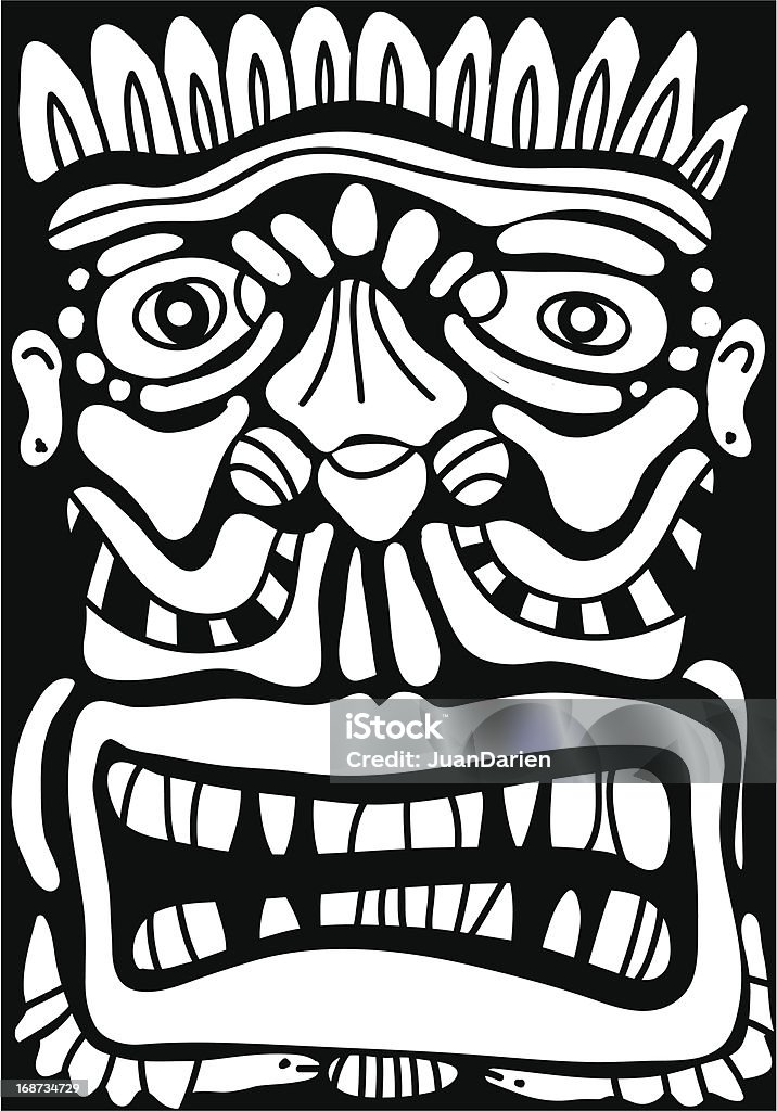 indian mask indigenous mask face Adult stock vector