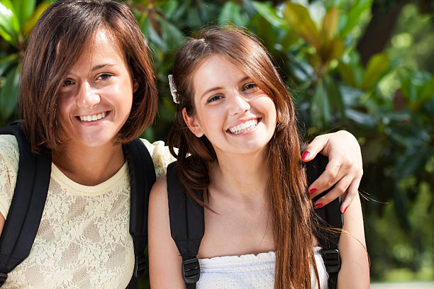 Female friends portrait