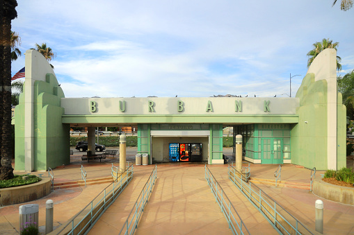 Downtown Burbank Train Station.