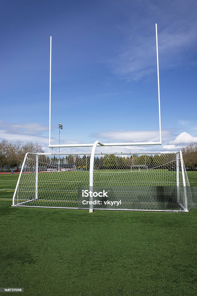 Fútbol y puertas de fútbol - Foto de stock de Accesibilidad libre de derechos