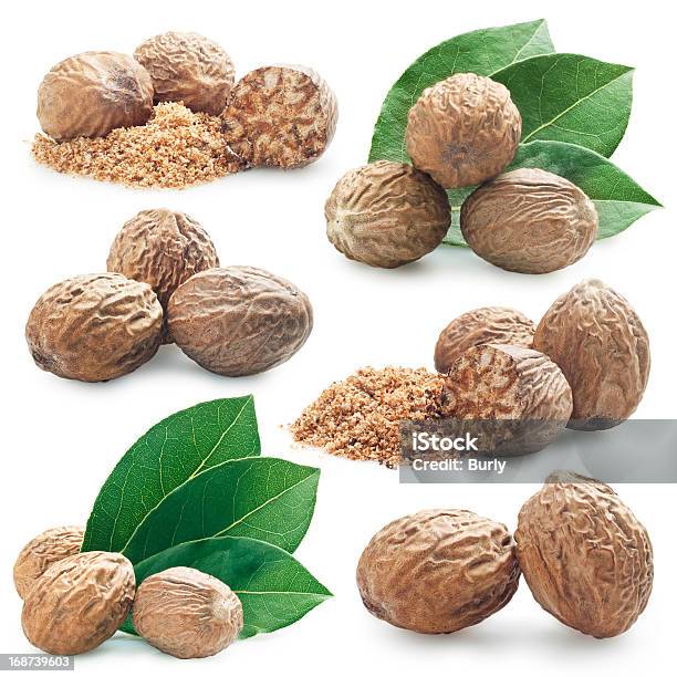 Nutmeg Stock Photo - Download Image Now - Bay Tree, Brown, Close-up