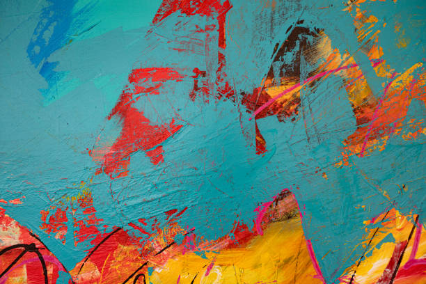 istock The expressive brushstrokes on this canvas create an artful and dynamic abstract background 1687578887
