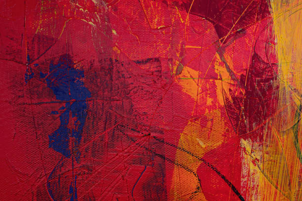 istock The expressive brushstrokes on this canvas create an artful and dynamic abstract background 1687582070