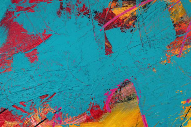 istock The expressive brushstrokes on this canvas create an artful and dynamic abstract background 1687589386