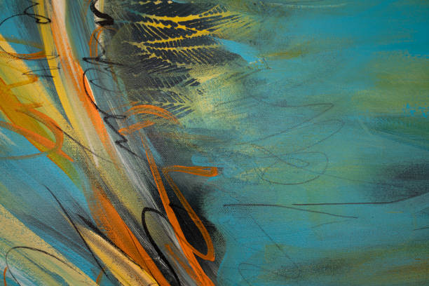 istock The expressive brushstrokes on this canvas create an artful and dynamic abstract background 1687589393