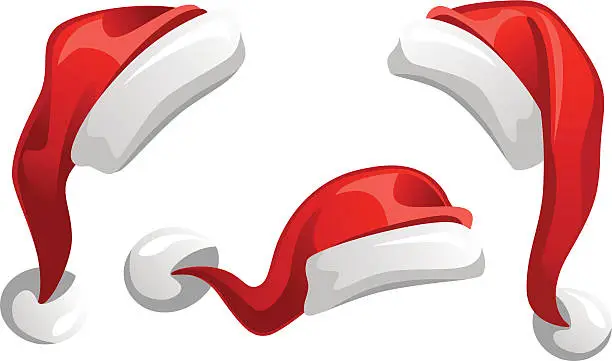 Vector illustration of Santa Claus Hat