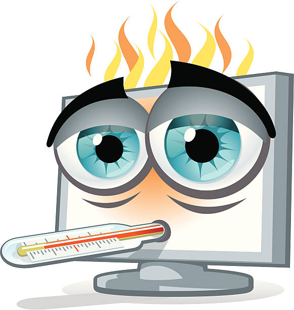 Graphics Over Heat Computer Screen 230+ Computer Overheating Stock Illustrations, Royalty-Free Vector ...