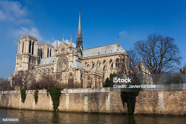 Catedral De Notre Dame De París Foto de stock y más banco de imágenes de Aire libre - Aire libre, Arquitectura, Arquitectura exterior