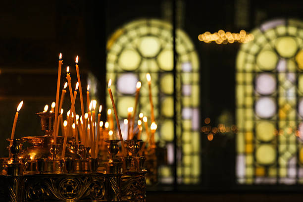 Candles in a orthodox church 2
