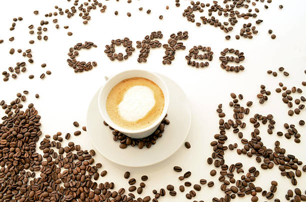 istock Word "coffee" with cappuccino 168762751